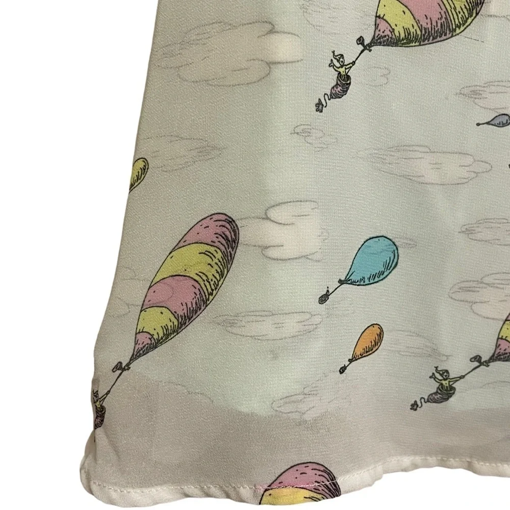 Dr Seuss Oh The Places You'll Go Hot Air Balloon Sleeveless Dress 12 Months